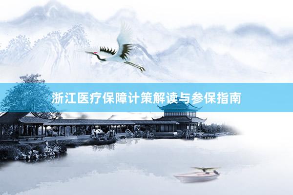 浙江医疗保障计策解读与参保指南